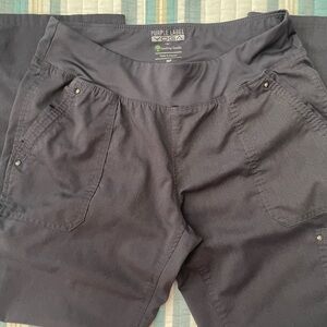 Charcoal gray medium petite scrub pants